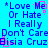 Blue background with repeated text and pink square outlines, animated by shifting pink squares around the text.