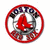 Animated sequence showing Boston Red Sox logo, player in uniform, and jerseys with number 33, followed by a player in a crowd and a heart-patterned background with 'Tyalar' text.