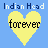 Four pixelated heart icons with 'forever' text, each in distinct colors on a blue background, labeled 'Indian Head' above.