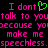 Pixelated text in bright pink on black background with a green heart symbol replacing 'love' in repeated phrases.