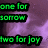 Green pixelated text on a purple gradient background displays sequential phrases about numbers and meanings.
