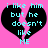 A static pixel art image with a bright pink background, featuring two identical black broken heart shapes containing cyan text.