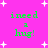 Bright pink background with white star shapes and green text reading "ineed a hug!" in four identical quadrants.