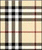 Static plaid pattern with intersecting horizontal and vertical stripes in beige, black, white, brown, and muted red tones.
