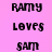 Pixelated black text on pink background arranged in two vertical , each containing six lines of repeating words
