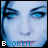 nine shows a person's face with blue-toned skin and eyes, each displaying the word 'BROKEN' in light blue text below