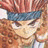 A 48x48 pixel buddy icon featuring a cartoon character with orange hair and blue headband on the left, next to black background text reading "Anime IM" above "COM" in white pixelated font.