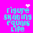 Pixelated cyan text 'figure skating equals life' on bright pink background with animated white sparkles and heart above the word 'figure'.