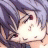 A pixelated anime-style character with purple hair and a white face on the left, next to black background text reading "Anime IM" above "COM" in silver-gray font on the right.