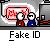 Animated contact sheet of 14 frames showing two stick figures interacting with a red 'BLOCK' sign and changing text bubbles in a pixelated style.