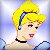 Pixelated static image of a cartoon character with blonde hair, blue headband, and black choker against light blue background.