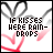 nine with heart motifs and text about sending raindrops, showers, minutes, hours, ocean, sea, and love as a person