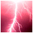 A 48x48 pixel animated buddy icon featuring a pink-to-red gradient background with white lightning bolts, transitioning from no text to visible "Shock Me" text in the lower-right corner across two frames.
