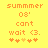 Pixelated orange text and symbols on yellow background with two variations of heart arrangement.