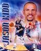 Static buddy icon featuring a basketball player in action with vertical text on the left, set against a colorful gradient background.