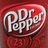 Red background with white stylized text reading "Dr Pepper" in a rounded, glossy shape.