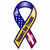 Four distinct pixel art icons arranged in a : blue-yellow-red ribbon, red-gold ribbon, checkered emblem with chess piece, and "Semper Fidelas OORAH!" text on red background