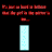 Red pixelated text fragments above a light blue vertical tube with scattered cyan squares on black background.