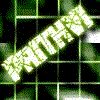 A -patterned background with four diagonal text elements displaying 'PRITHVIONLINE' in varying colors and brightness levels