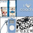 Pixelated collage of four distinct images on a blue background with 'I <3 Coach' text.