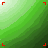 Green gradient background with red border and 'CHRISTMAS' text, showing pixel-level variations in letter visibility across frames.