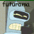 Pixelated cartoon character with yellow hair and blue shirt on blue background, partially obscured text below.