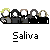 Animated sequence of pixelated icons showing a group of figures with white faces and dark hair, transitioning through various poses including horizontal alignment and scattered arrangements.