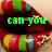 A close-up of colorful lips with sprinkles, displaying green text that changes across frames.