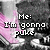 Pixelated image of a person in pink boots and dark pants with text dialogue about being sick from falling for someone.