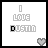 25 pixelated squares displays 'I LOVE DUSTIN' text with a small gray heart, where the word 'LOVE' alternates between white and pink in some frames