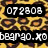 Pixelated static image with black rectangular bands displaying white text over a yellow-brown patterned background.