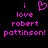 Pixelated text and heart symbol in bright pink on black background, with one version showing a heart symbol above 'i' and the other showing 'i' alone.