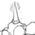 Static 50x50 pixel icon showing a grayscale stick-figure character with multiple limbs and abstract shapes on white background.