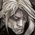 A grayscale animated icon shows a person with long light-colored hair in three sequential poses, each with a slightly different head angle and facial expression.