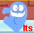 A four- shows a blue cartoon character with changing expressions and red text overlays on brick and light-blue backgrounds