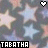 Pixelated starry background with two heart icons and text at the bottom.