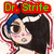 Two side-by-side pixelated anime-style character icons with identical poses and expressions, differing only in text color above the head.