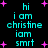 A static digital image with cyan text and pink stars on a black background, displaying repeated phrases and symbols.