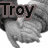 Animated grayscale image of a person in motion with text overlays, showing sequential hand and head movements.
