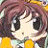 Pixelated anime-style character icon with yellow clothing and brown hair on left, black background with white text 'Anime IM' and signature on right.