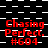 Red text "Chasing Perfect. #604" repeated across a black-and-white checkered background with alternating white lines and squares.