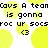 Animated sequence of yellow circular shapes with black text and symbols on white background, showing text and symbol changes across frames.