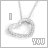 Animated contact sheet of a heart-shaped pendant necklace with