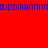 A static image divided into four quadrants with solid red, orange, yellow, and orange backgrounds. Blue pixelated text spans the top and bottom edges.