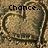 Two identical pixelated heart-shaped objects with a textured brown background and overlaid text reading 'Chance... all i think e'