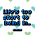 Pixelated blue text on black background with heart-shaped patterns, displaying a humorous quote about life and being a 'sore thumb'.