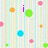 Pixelated icon with pastel striped background, scattered colored dots, and pink text elements including "i", "love nick", and date "11-17-07".