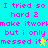 Pixelated cyan background with pink text repeating 'I tried so hard 2 make itwork but i only messed it' and two yellow/green star icons.