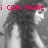 Black-and-white image of a woman with long curly hair, overlaid with red pixelated text reading "I CAN MAKE U LOVE ME FOREVA <3".