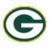 Green and white circular 'G' logo with yellow outline, text reading Football & Packers above and My antidrug below on a white background.